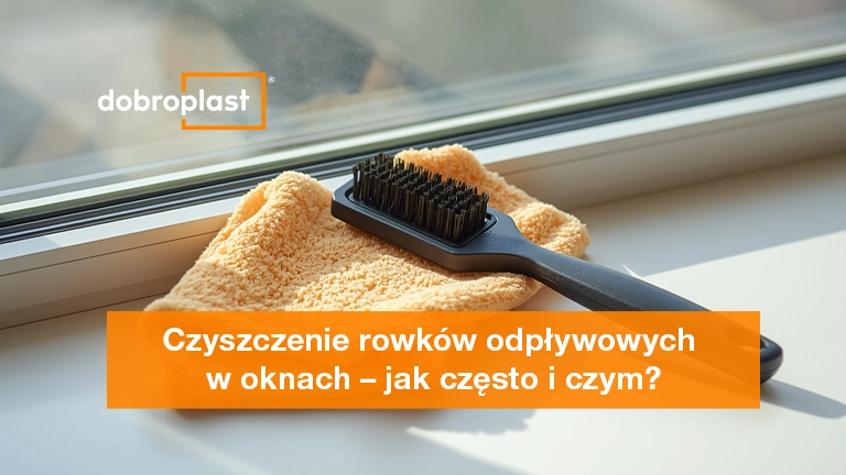 Czyszczenie rowków odpływowych w oknach – jak często i czym