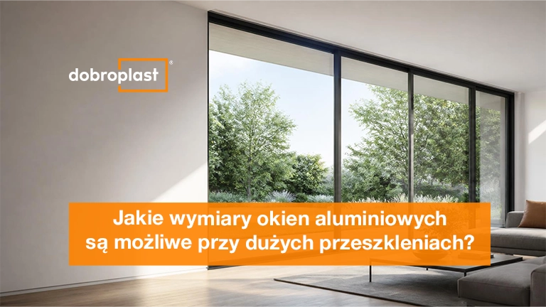 Jakie wymiary okien aluminiowych są możliwe przy dużych przeszkleniach